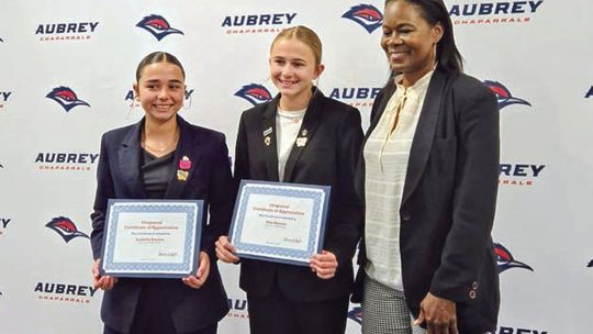 AISD recognizes donation