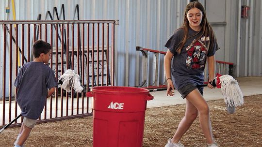 Aubrey FFA holds first youth camp