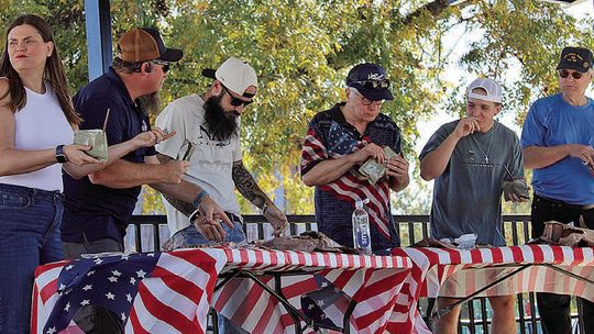 Aubrey honors veterans