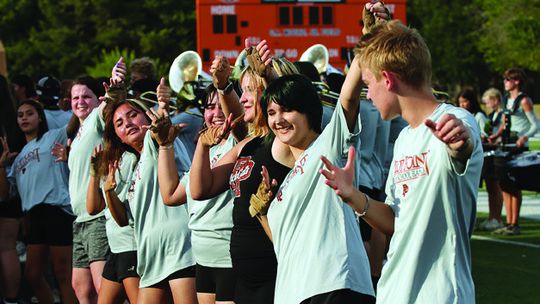 Band, dance, cheer show Pilot Point skills