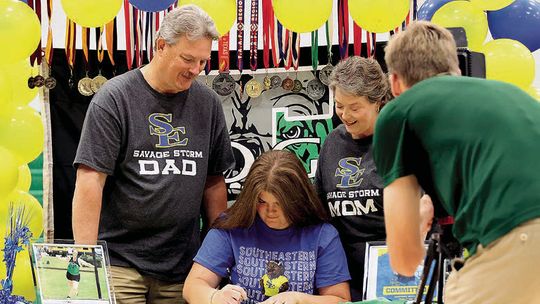 Byler perseveres, signs