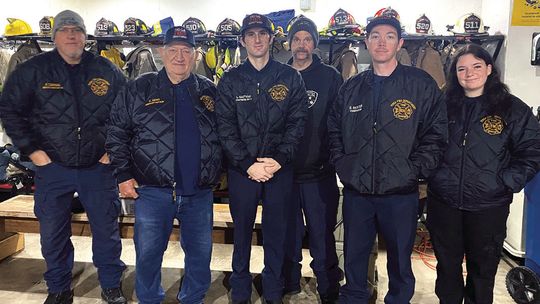 Dane receives honorary rank from TVFD
