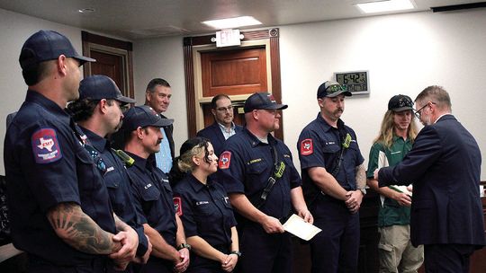 First responders recognized