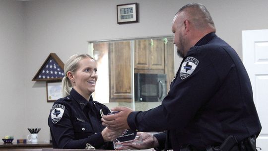 Krugerville PD welcomes back officer