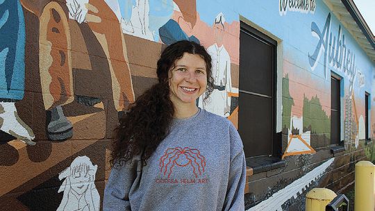 Mural reflects Aubrey's rich past