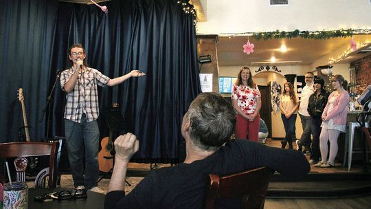 Public, students come together with art