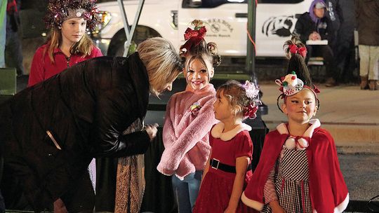 Square alight with holiday spirit