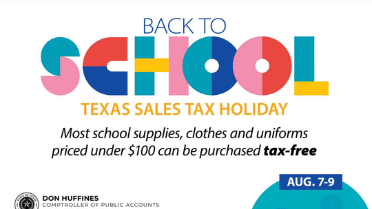 Texas offers families tax break weekend