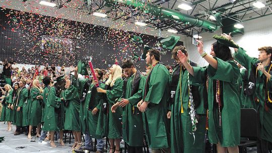 Tioga High School graduates 60