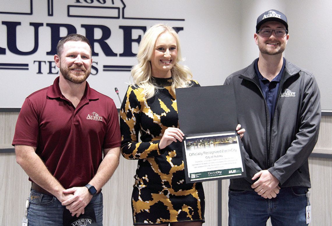 Aubrey earns ElectriCity distinction