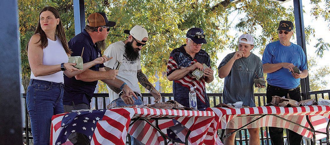 Aubrey honors veterans