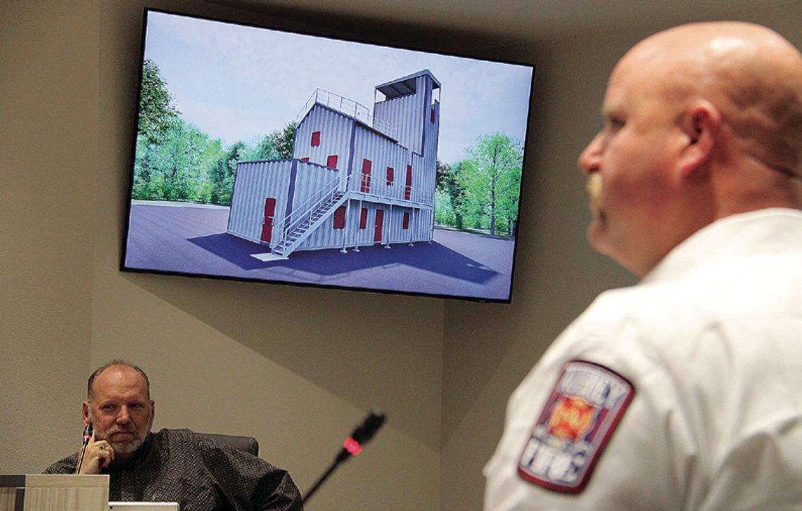Aubrey to build fire training tower