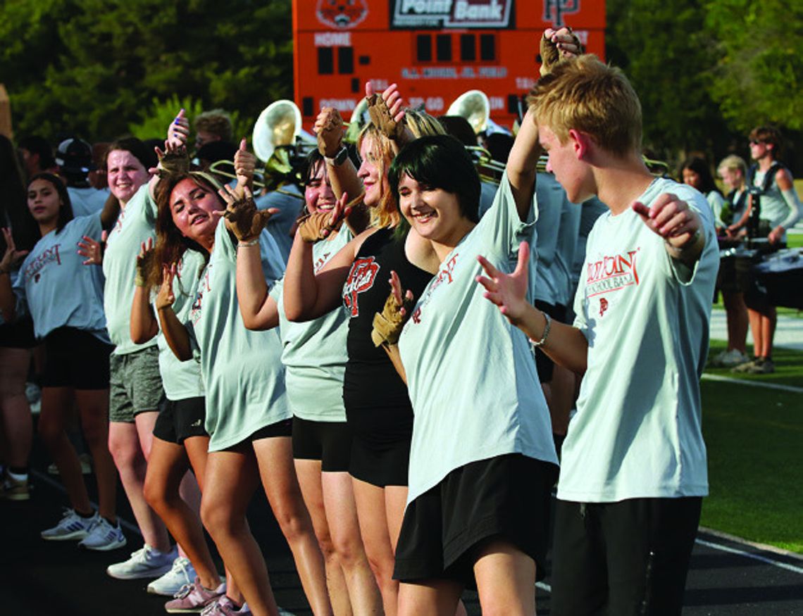 Band, dance, cheer show Pilot Point skills