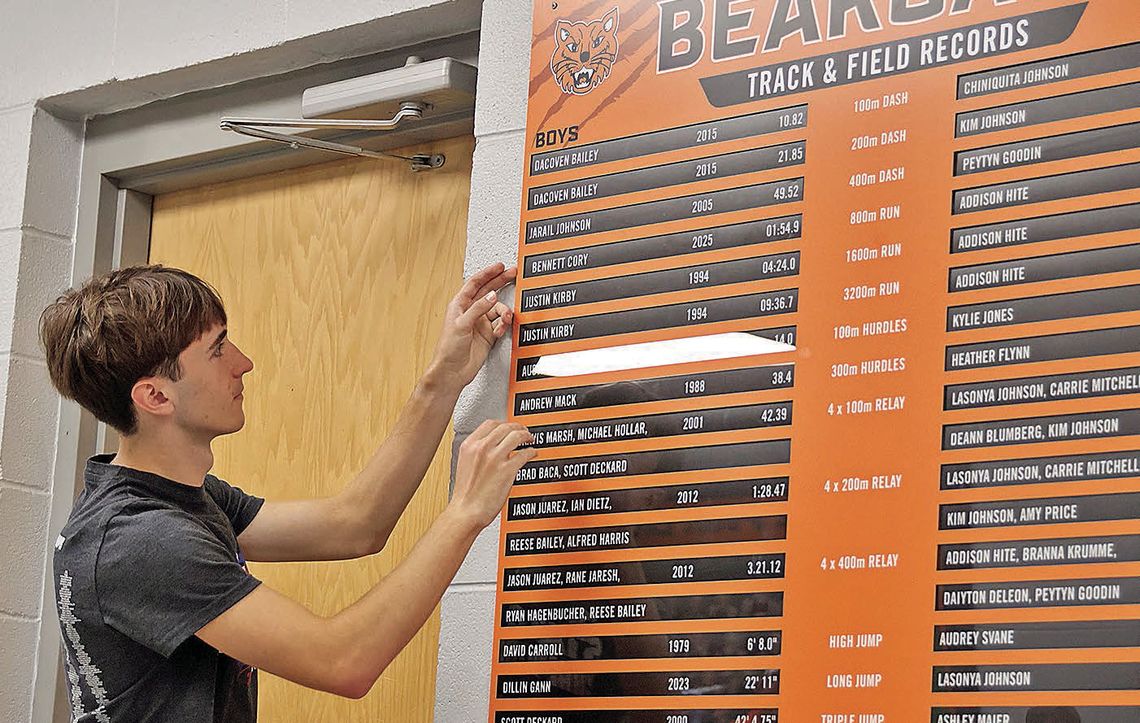 Bearcats set track records