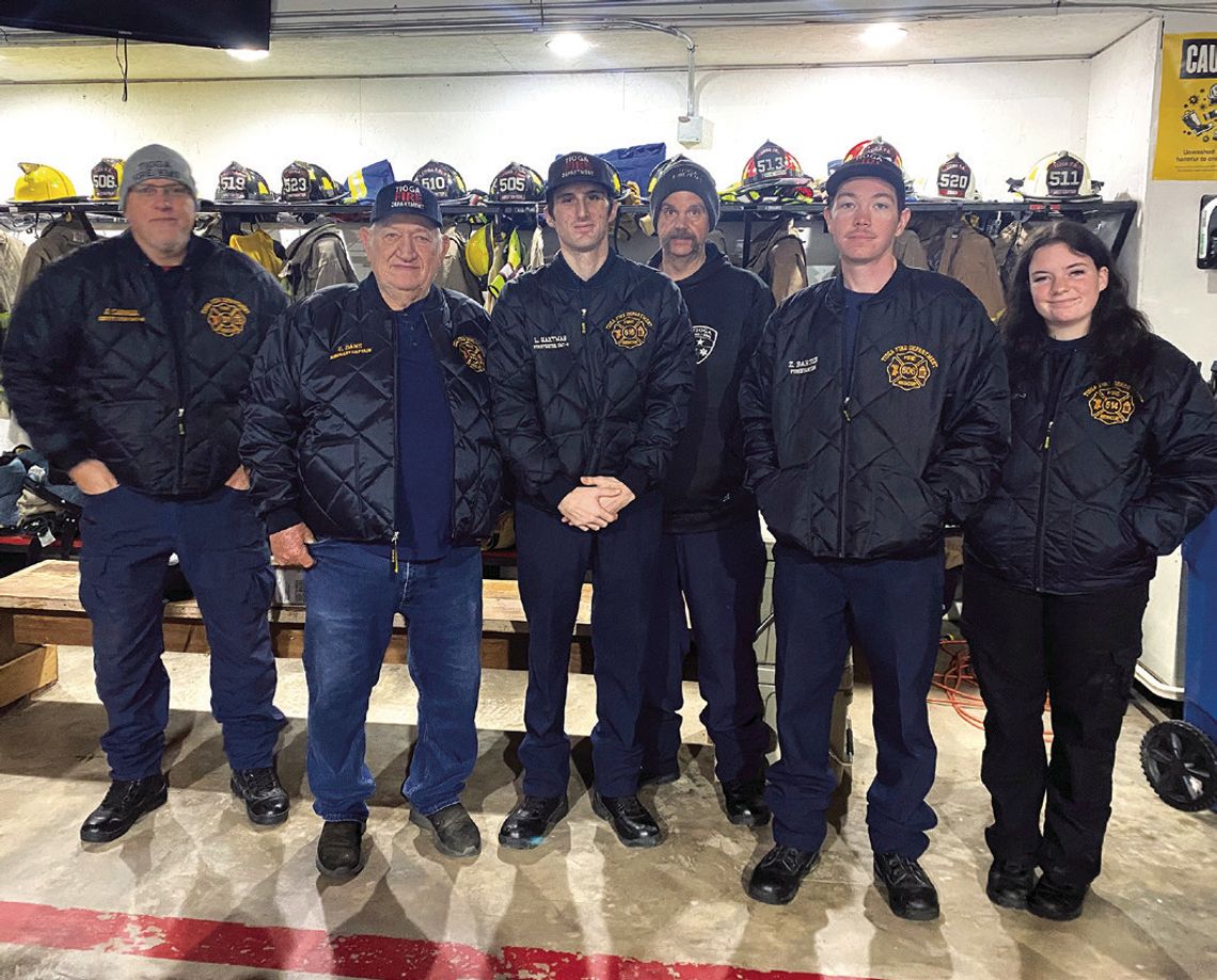 Dane receives honorary rank from TVFD Dane receives honorary rank from TVFD