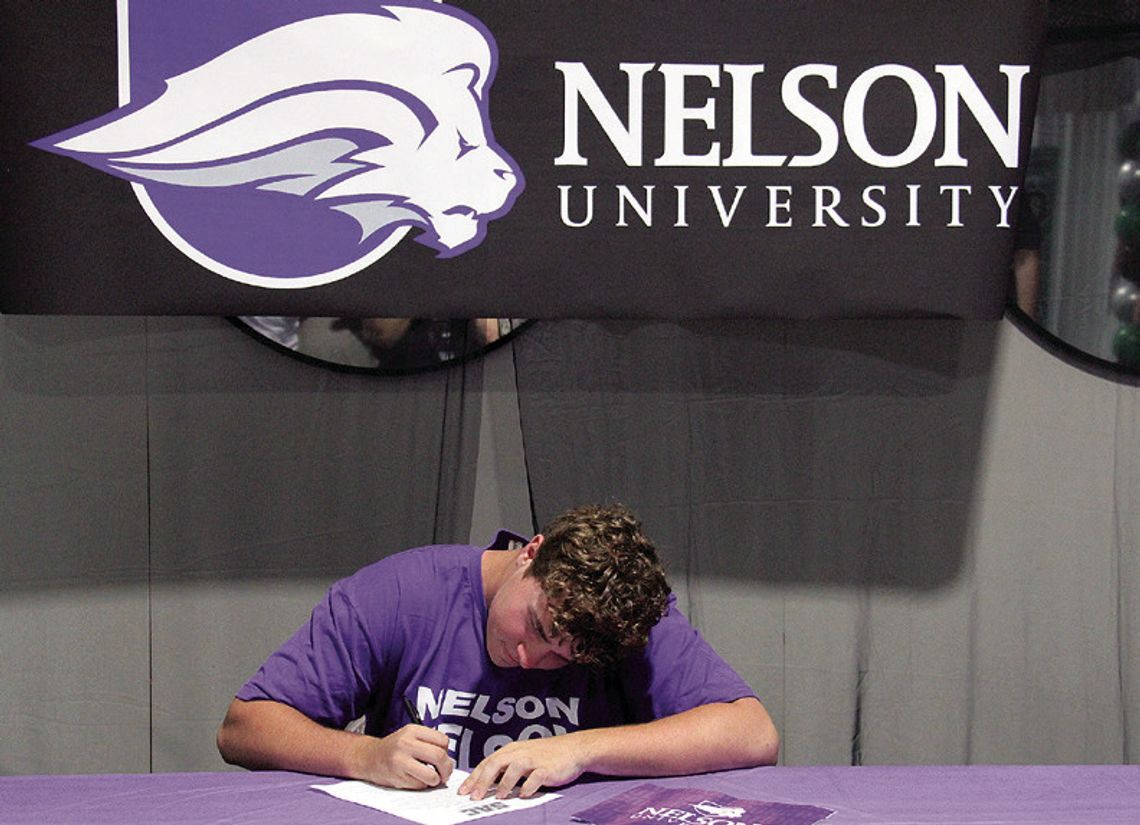 Fisher signs to play at Nelson University Fisher signs to play at Nelson University