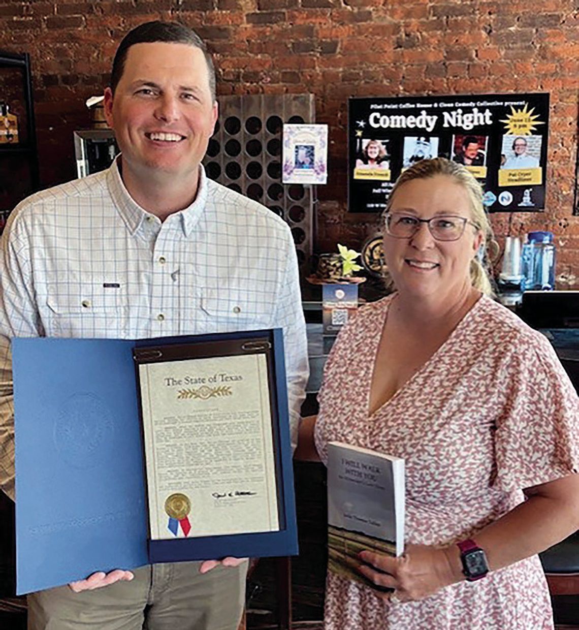 In recognition