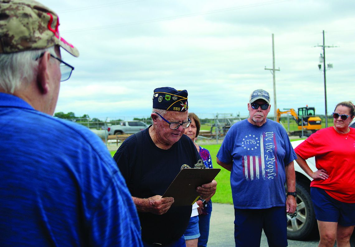 Legion honors Flag Day Legion honors Flag Day