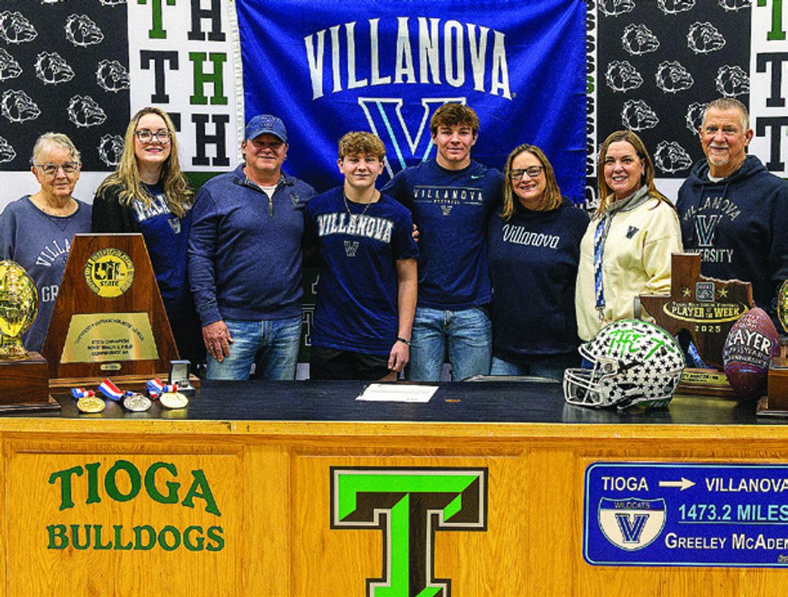 McAden signs with Villanova