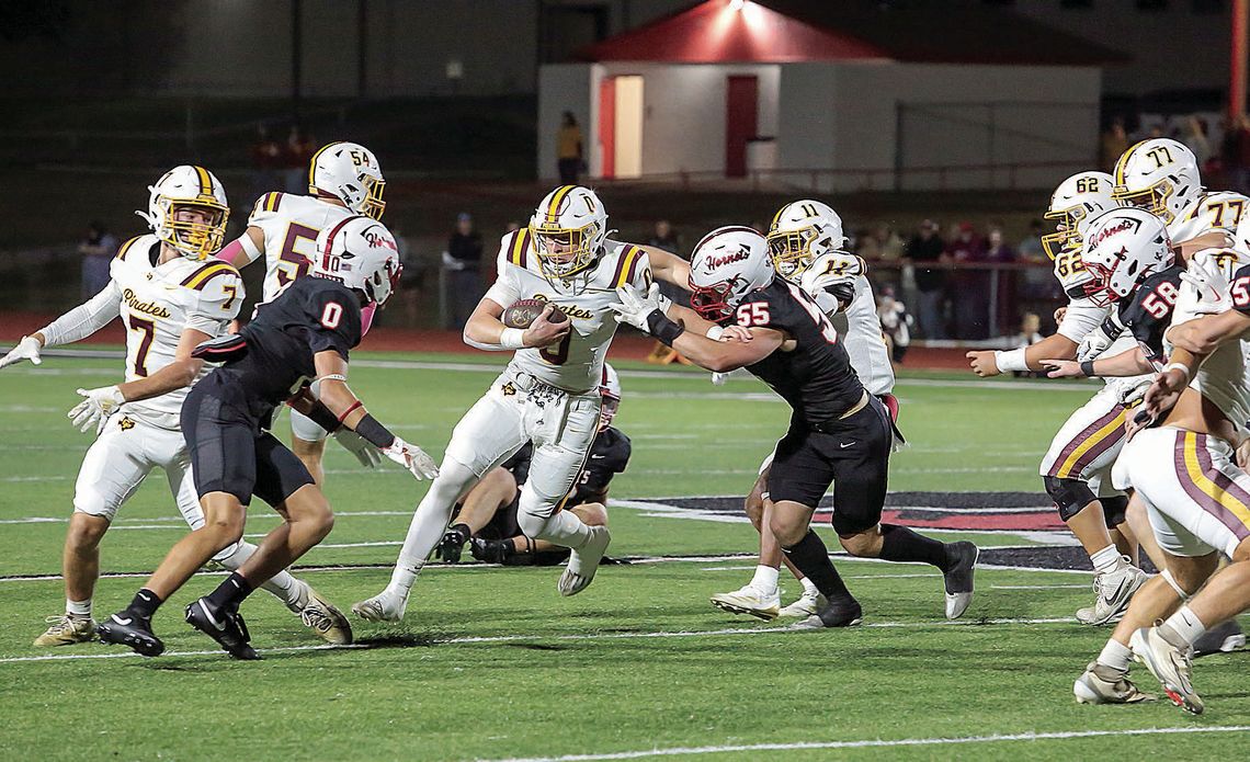 Muenster gives Collinsville frightful night