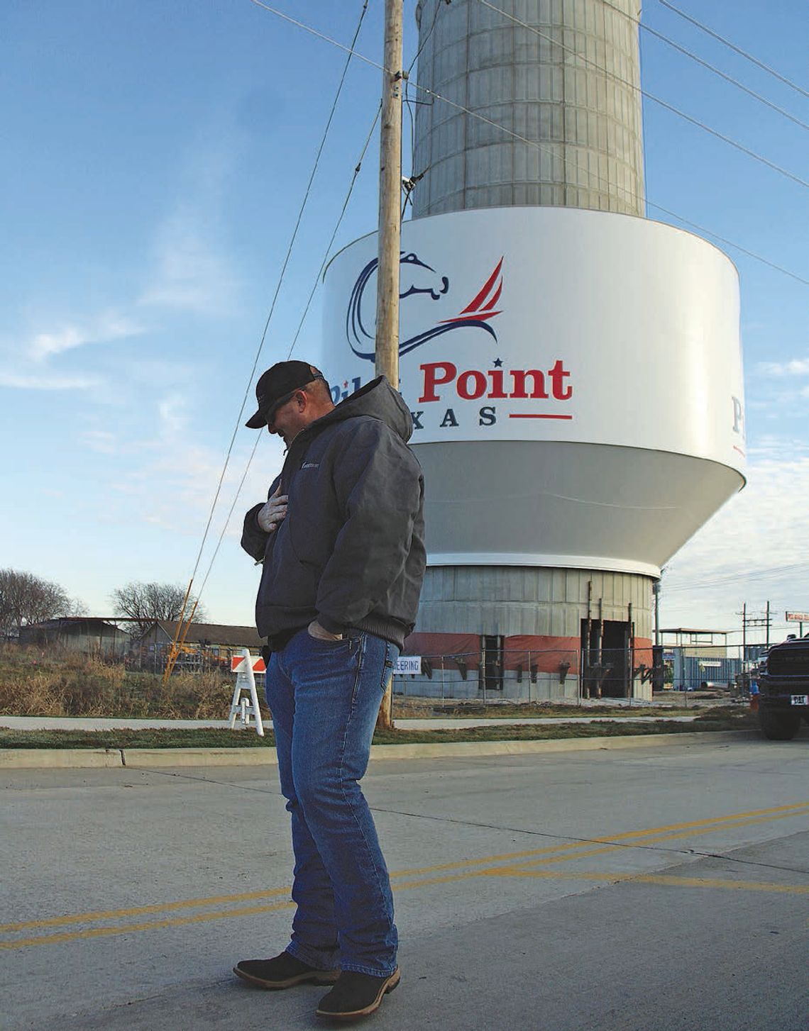 Pilot Point tower nears completion