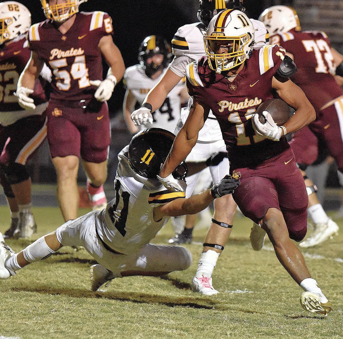 Pirates crush Hornets in district matchup Pirates crush Hornets in district matchup