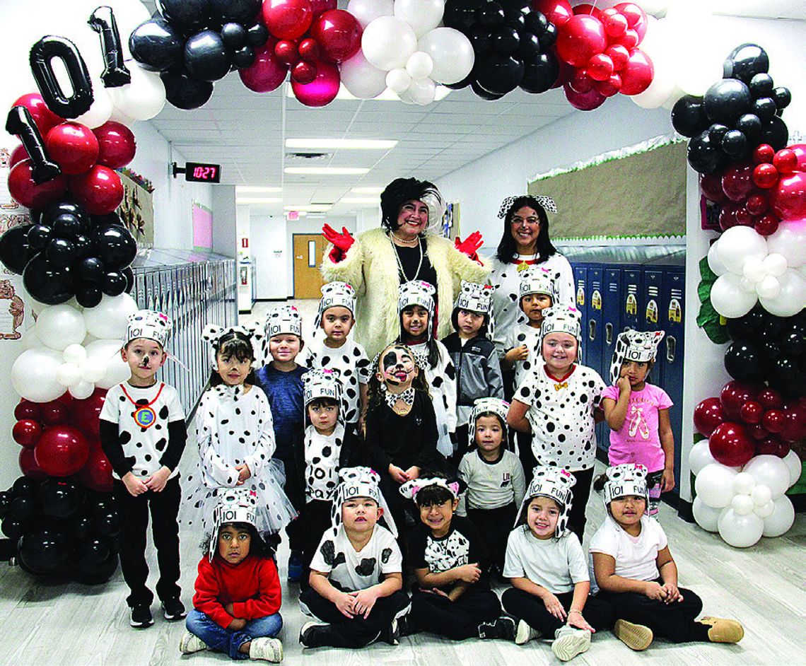 Puppies spotted at school