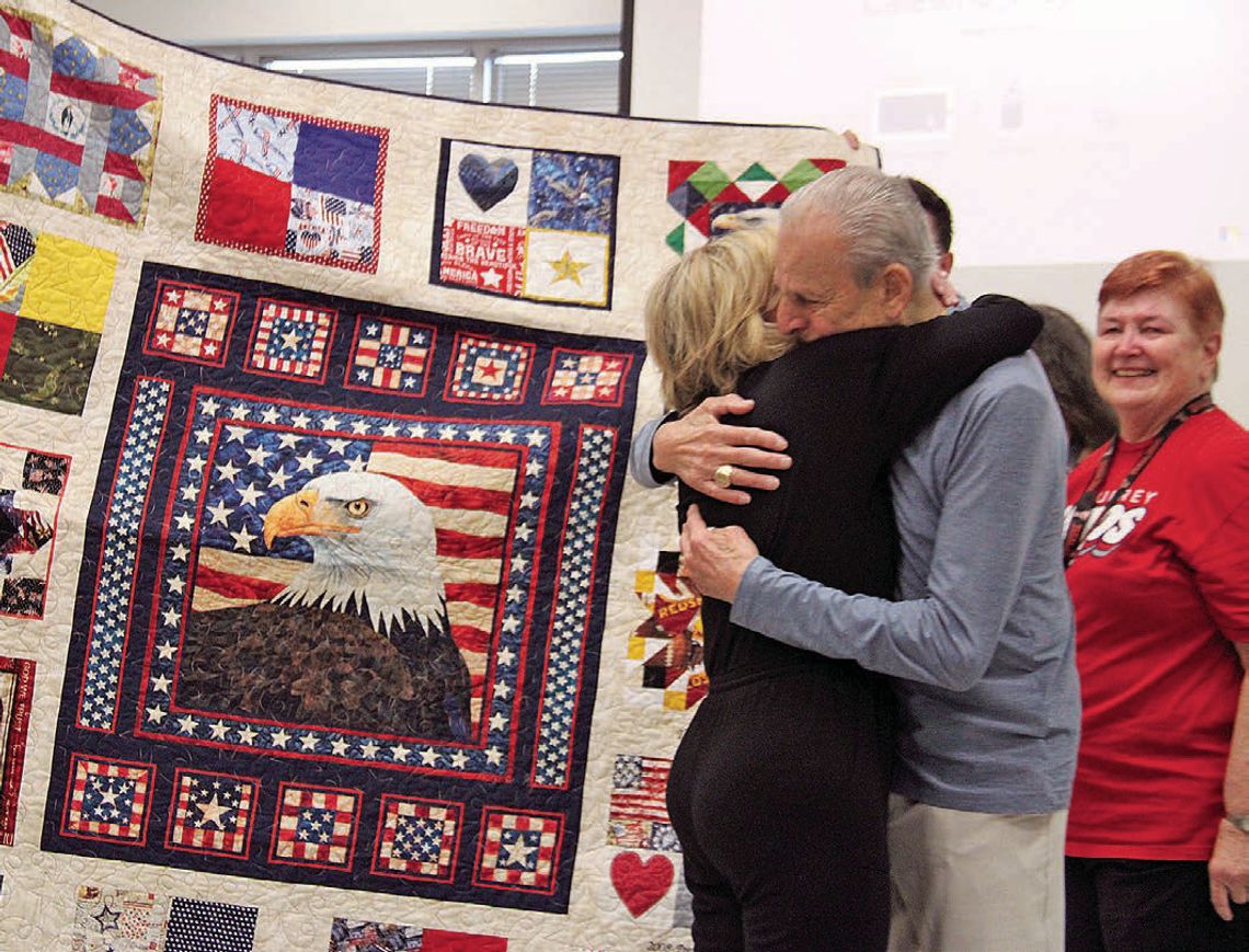 Team honors fellow teacher's life, service