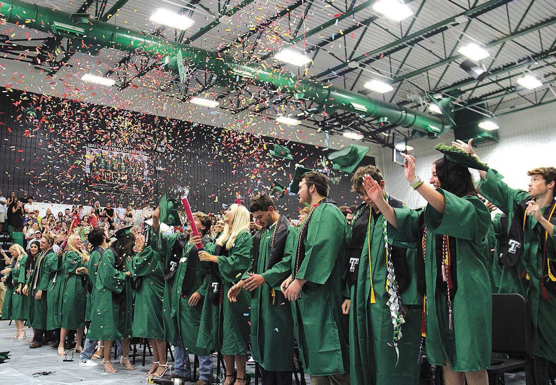 Tioga High School graduates 60