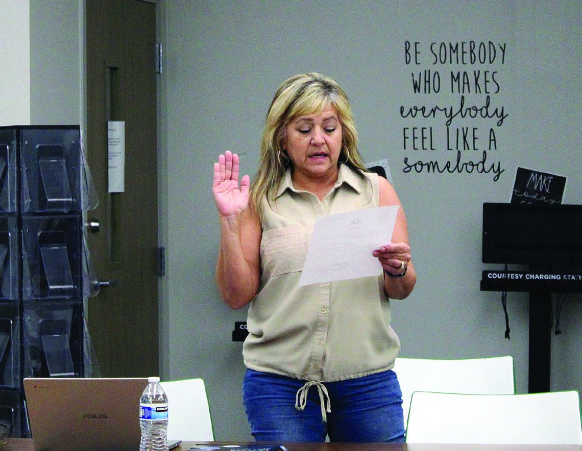 TISD swears in new trustee TISD swears in new trustee