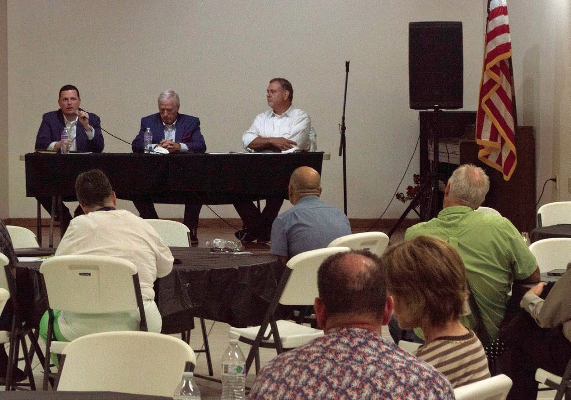 Town Hall chat draws crowd