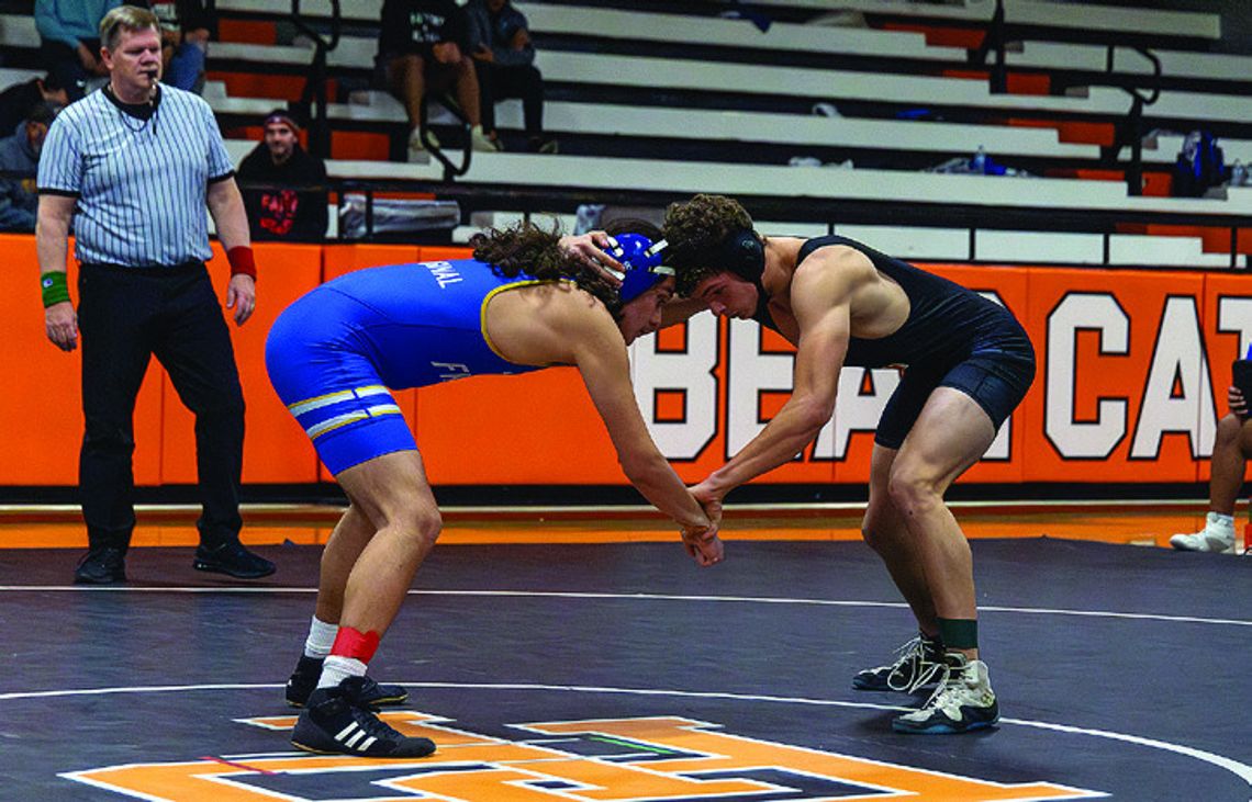 Wrestling team hosts first meet